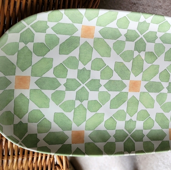 Samantha Pynn Home Rectangular Melamine Serving Tray - Picture 2 of 8